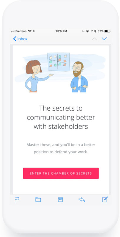 گزینه فراخوانی به عمل در ایمیل مارکتینگ